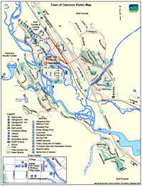 Canmore Town Map